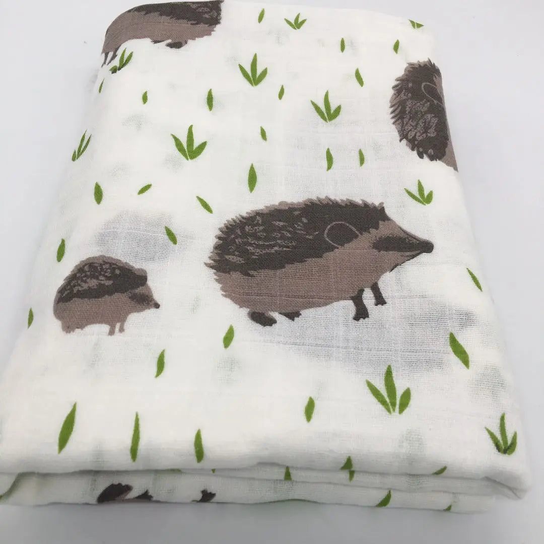 120X110cm Muslin Baby Blankets Newborn Swaddle Blanket Mantas De Bebe Cotton Gauze Blanket Swaddling Blanket Muslin Diaper - Image #9