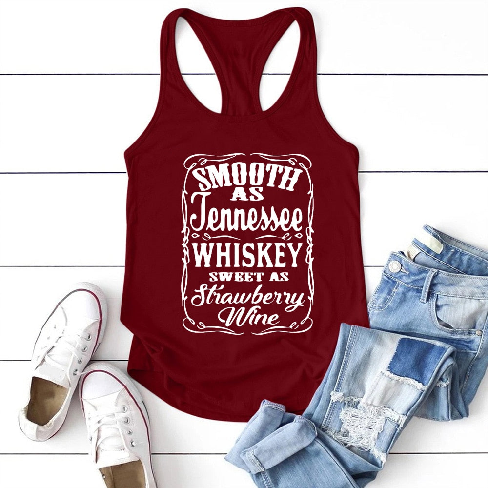 Country As Truck© StrawberryWhiskey Tank Top