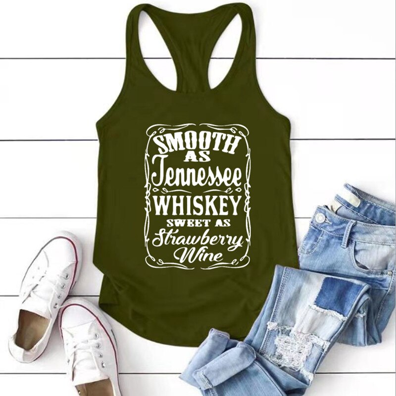 Country As Truck© StrawberryWhiskey Tank Top
