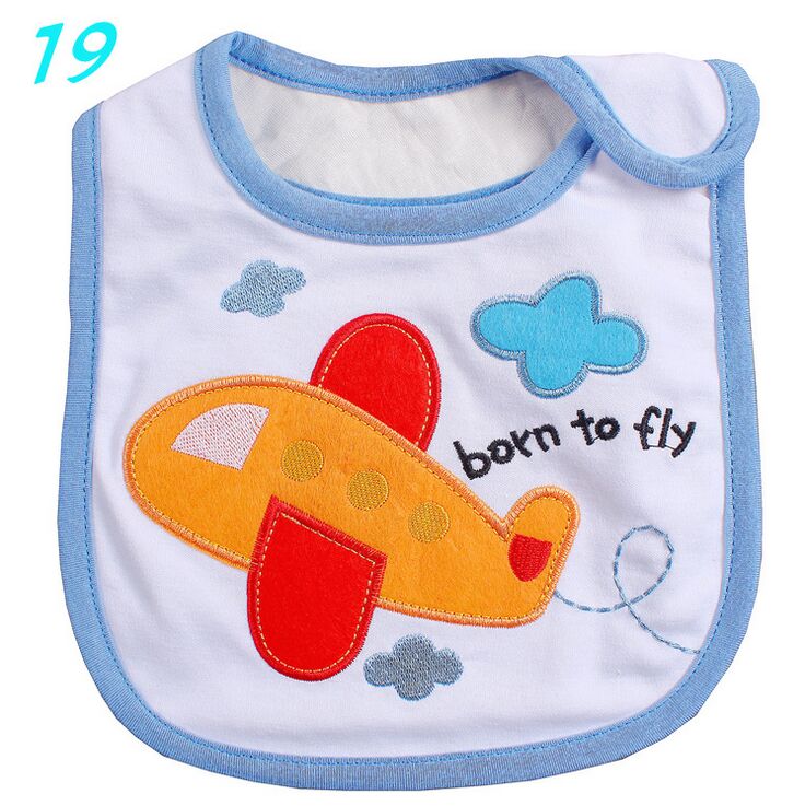 Cotton Baby Bib Infant Saliva Towels Baby Waterproof Bibs Newborn Wear Cartoon Accessories