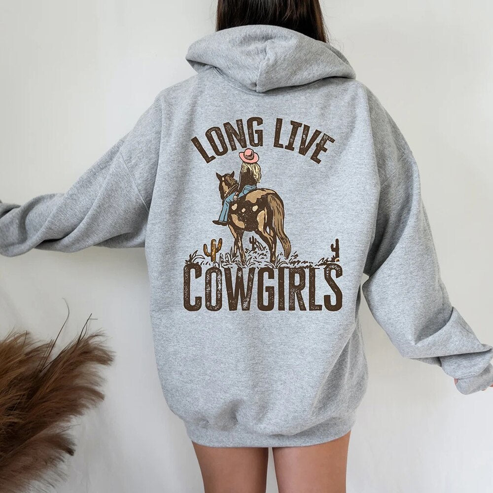 Country As Truck© Cowgirls Trendy Hoodies