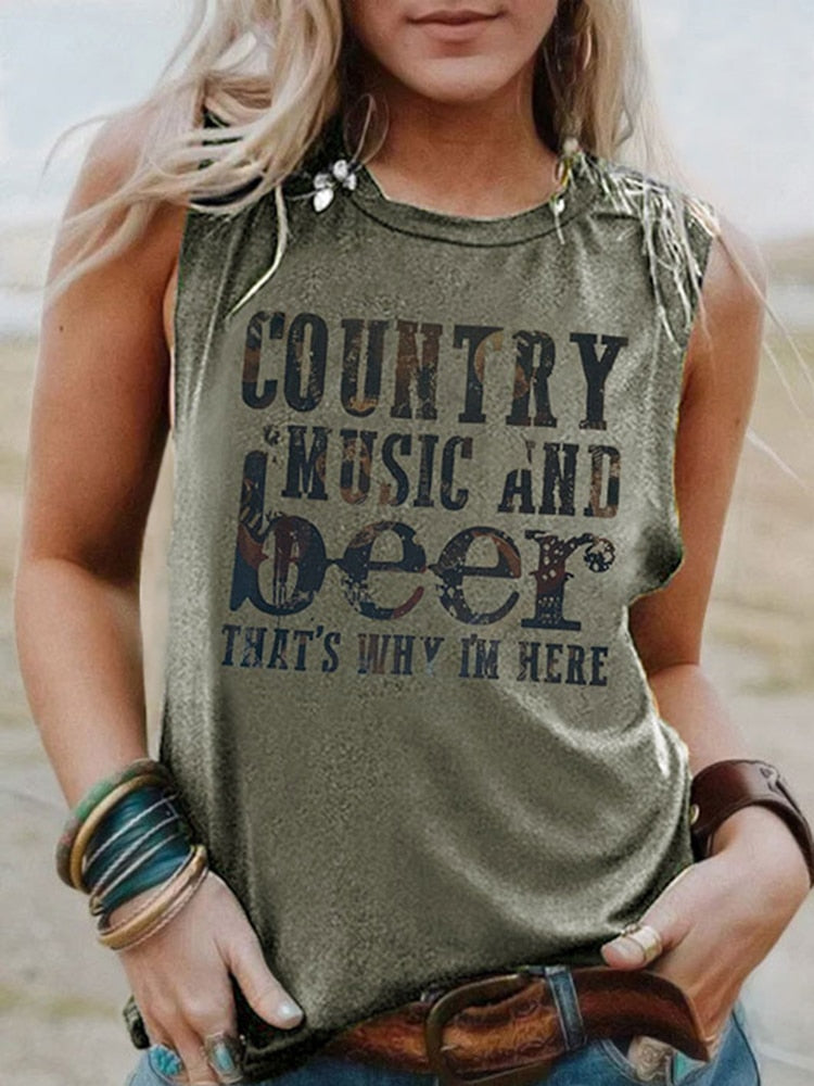Country As Truck© Country Music And Beer Funny Drinking Shirt