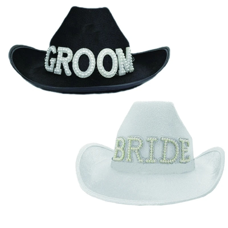Country As Truck© Bride groom Cowgirl Cowboy Hat